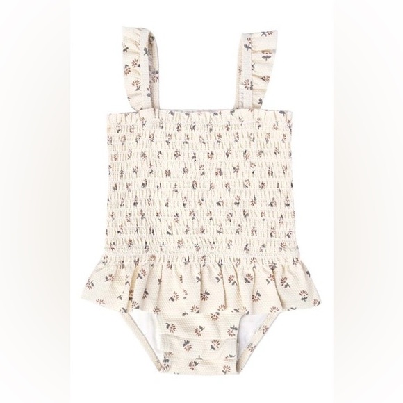 QUINCY MAE SCOOP BACK ONE-PIECE SWIMSUIT POPPY FLORAL main image 1